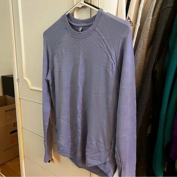 Athleta Light Purple Sweater Long Sleeve Crew Neck Top - Picture 1 of 5